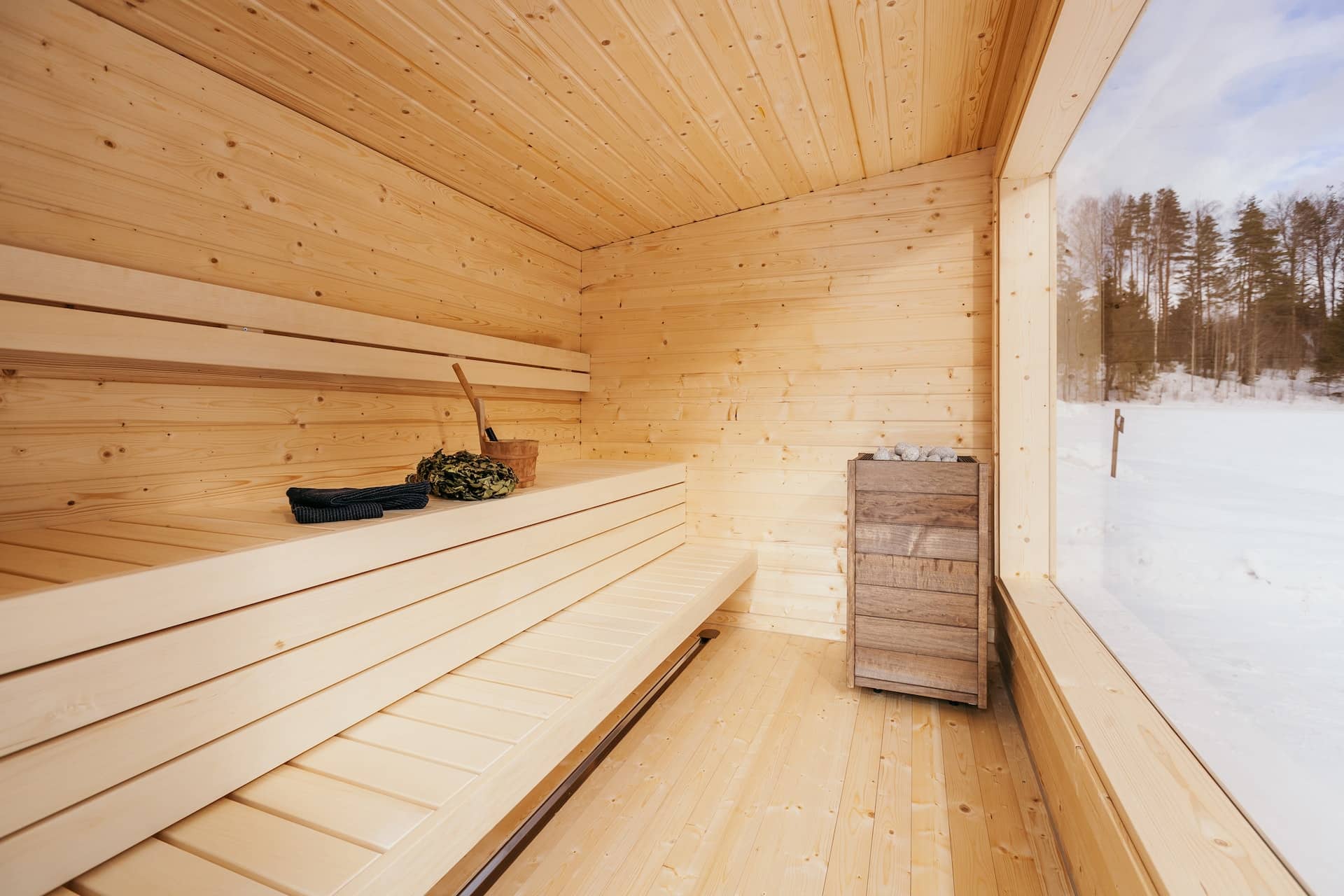 installer sauna extérieur